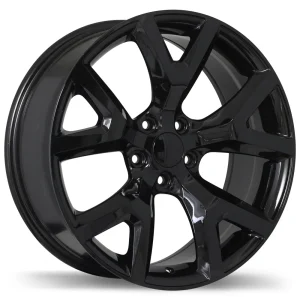 Replika – R165A – Black – 17″x7.5″ 31mm – All weather Wheels – R165A-1775-52BN+31C651